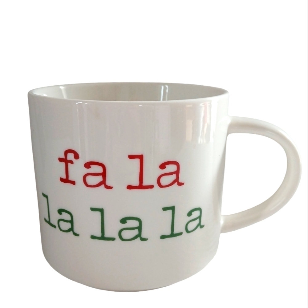Target Threshold Mug Cup Christmas Porcelain Coffee Tea Red & Green